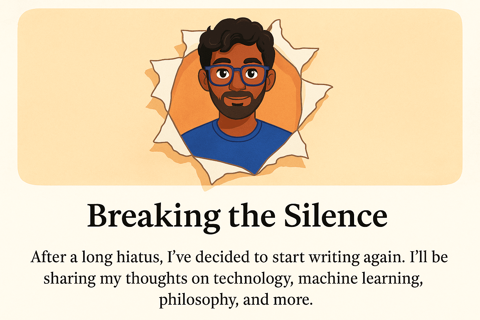 Cover Image for Breaking the Silence: Why I'm Starting to Write Again